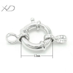 XD P335 925 Sterling Silver Clasp Đồ Trang Sức Đặc Biệt Khóa 925 Sterling Bạc Vòng Cổ Khóa Lớn Bạc Khóa Siêu Mạnh Mẽ - Product Image 3