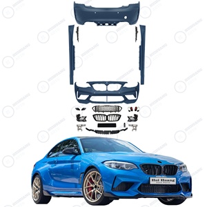 Pieza de coche de montaje directo para <span class=keywords><strong>Bmw</strong></span> F22 F23 <span class=keywords><strong>2</strong></span> Series 2014 2015 2016 <span class=keywords><strong>2017</strong></span> 2018 2019 actualización a estilo M2CS parachoques trasero de parachoques de coche - Product Image 1