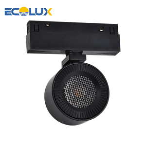 ECOLUX Éclairage sur <span class=keywords><strong>rail</strong></span> moderne de style industriel anti-éblouissement <span class=keywords><strong>Spot</strong></span> LED global de type H <span class=keywords><strong>avec</strong></span> <span class=keywords><strong>rail</strong></span> en aluminium Éclairage monté au plafond - Product Image 4