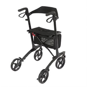 Deambulatore Pieghevole in Fibra di Carbonio con Certificazione CE, Altezza Regolabile, Leggero e <span class=keywords><strong>Portatile</strong></span> per Riabilitazione Anziani - Product Image 1