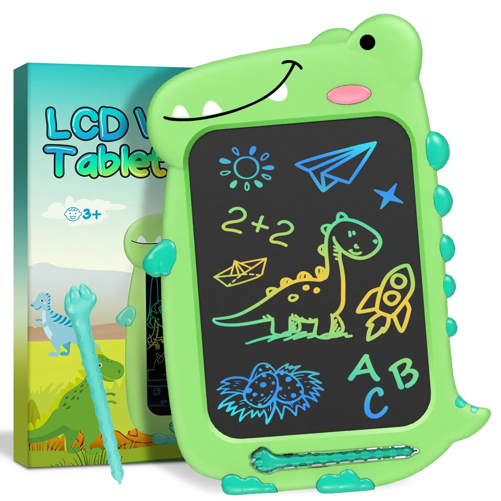 2023 New Educational Dinosaur Electronic Writing Tablet Learning Preschool LCD Drawing Board Kids Girls Toys
