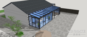 شرفة مطعم مخصصة سقف قائم بالزجاج على منازل حديقة الشتاء غرف الشمس منزل - Product Image 6