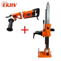 Taladro de corona de diamante EKIIV F-180C de 2200W de marca china con rosca de 1 1/4 y 7 husillos para perforación industrial