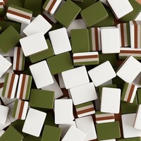 Tuiles de jeu de Mahjong/Poker de luxe en acrylique/mélamine à 4 couches, anti-décoloration, gravées au laser, pour 4 joueurs, durables, pour le divertissement