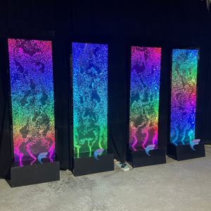 Pantalla LED de Burbujas de Agua Acrílica Personalizada para Decoración del Hogar - Product Image 6