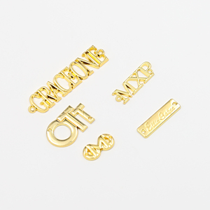 Custom Brand Metal Label Die Struck Metal Nameplate 3D Raised Metal Logo <b>Tag</b> for Clothing Accessories - Product Image 6