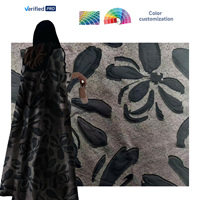 Tissu Jacquard Brocart Léger 100% Polyester à Motifs Floraux Colorés pour Vêtements Abaya Fille – Nouvelle Collection 2026, Meilleure Vente à Dubaï
