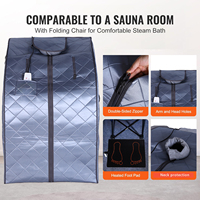 Sauna Seca de Infrarrojos Lejanos para Uso en Casa, Spa, Gimnasio, Oficina, Entrenamiento, Relajación Muscular y Terapia