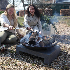 Esschert Design Grils à charbon en acier corten foyer métal foyer <span class=keywords><strong>brasero</strong></span> plancha extérieur - Product Image 2