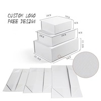 Boîte pliante magnétique personnalisée 28*20*9cm Noir Blanc Fait main Bébé Fête des mères Nouveau design Boîtes cadeaux magnétiques rigides noires Emballage