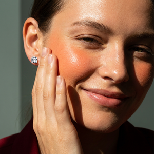 Moissanite <strong>Stud</strong> 925 Sterling <strong>Silver</strong> Luxury Classic Minimalist Moissanite Earring Four-Prong <strong>Stud</strong> Earrings Certified Unisex Gifts - Product Image 2