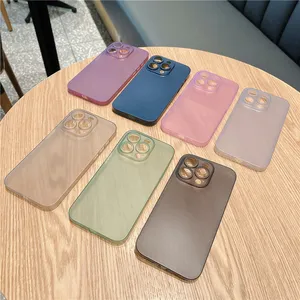 sales crystal simple anti-scratch thin case for iphone 14 13 plus,for iphone 15 plus ultra slim case