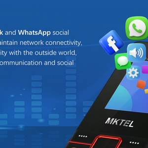 MKTEL BOOM 2 Nouveau téléphone portable à clavier avec écran 1,77 pouces, batterie 1800 mAh, MP3, MP4, radio FM, double SIM, double veille, haut-parleur puissant, lampe torche - Product Image 3