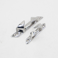 Acier inoxydable AISI316 Quincaillerie marine Pont de yacht coudé Taquet d'amarrage Rouleau de chaumard Cale d'arc droite