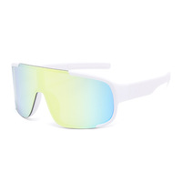 Vente en gros de nouvelles lunettes de soleil à monture PC colorées UV400 pour l'alpinisme et les sports de plein air lunettes de cyclisme protection UV