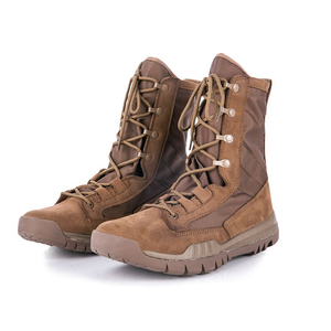 Wolf Warriors Bottes tactiques Hommes Femmes <span class=keywords><strong>Chasse</strong></span> Peau <span class=keywords><strong>de</strong></span> vache Desert Safety Work for Lovers Combat Ankle Noir/Marron 38-46 - Product Image 1