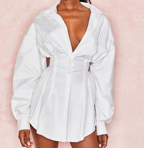 Elegante vestido de camisa blanca en una variedad de diseños elegantes -  Alibaba.com