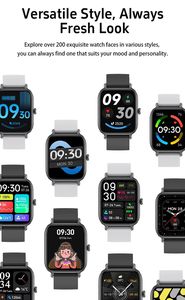 Giá rẻ Smartwatch Relojes thông minh đồng hồ 2025 CX3 thể thao đồng hồ thông minh màn hình cảm ứng IP68 không thấm nước 1.69 <span class=keywords><strong>LCD</strong></span> màn hình tập thể dục theo dõi - Product Image 4