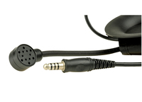 Headset Plastik Over-ear WADSN Tactical Communication Walkie Talkie dengan Plug 7.0mm (PTT Diperlukan) untuk Pelatihan Luar Ruangan WZ028