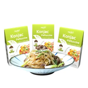 Tagliatelle cinesi Konjac fabbrica senza glutine riso Shirataki diabetico cibo Glucomannan Yam Pasta