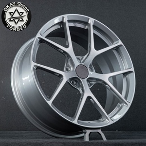 Jantes forgées légères Okay avec rayons perforés 18 19 20 21 22 pouces 5x112/5x114.3/5x120 pour BMW M3/M4 Porsche <span class=keywords><strong>GT3</strong></span> Audi - Product Image 4