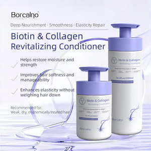 Set de Cuidado Capilar con Biotina y Colágeno Herbal de Marca Privada, Champú Voluminizador y Engrosador de Cabello de 1000 ml para Todo Tipo de Cabello - Product Image 4