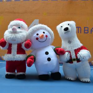 Mascotte gonflable de bonhomme de neige, Costume de fête de noël - Product Image 2