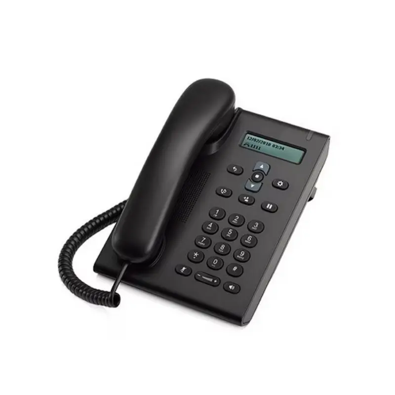 Téléphone IP d'entrée de gamme à port Ethernet 10/100 rentable, téléphone SIP unifié à ligne unique Téléphone VoIP 3905 CP-3905