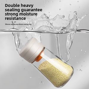 Nuevo Salero de Cocina con Dosificador, Tarro de Cristal para Condimentos con Sello Hermético, Hecho de Plástico y Cerámica - Product Image 3