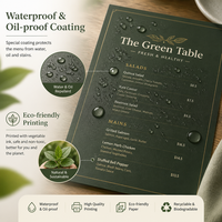 Impression personnalisée de menus de restaurants à emporter, de prospectus et de brochures