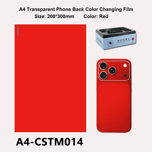 ฟิล์มสีกึ่งโปร่งแสงขนาด <span class=keywords><strong>A4</strong></span> สำหรับเครื่องซีลสูญญากาศแบบซองโทรศัพท์ ปิดคลุมเต็มรูปแบบ เปลี่ยนสีฝาหลังมือถือสำหรับ iPhone 17 - Product Image 3