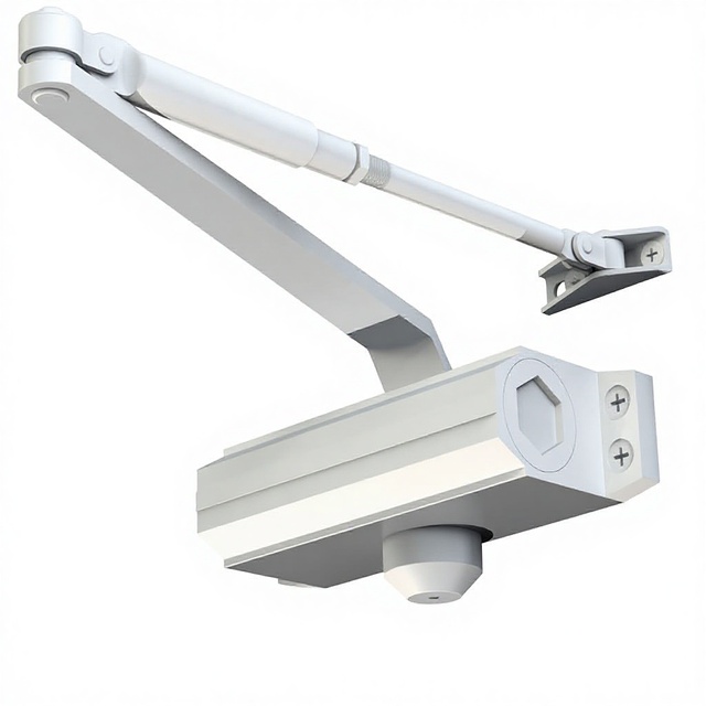 Modern Hydraulic Door Closer 45kgs 180 Degree Aluminum Alloy Adjustable Speed Durable High Quality Multi-Function Silent Opening
