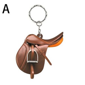 Nova Chegada: Chaveiro de Acrílico com Pingente de Sela de Cowboy Ocidental e Sela de Cowgirl para Homens e Mulheres - Product Image 2