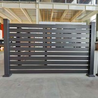 Balustrade de balcon extérieure de luxe en aluminium, faible entretien, clôture de sécurité pour jardin, portails de protection pour maison