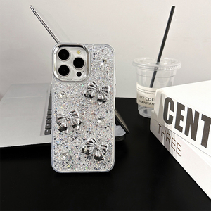 Của phụ nữ rhinestone GẤU TIM Bowknot Silicone trường hợp điện thoại cho <span class=keywords><strong>Iphone</strong></span> 14 15 13 12 11 Samsung mô hình điện thoại di động - Product Image 3