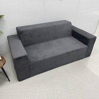 Canapé modulaire compressé en mousse haute densité pour salon, vente en gros d'usine