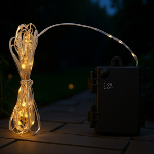 Led <b>String</b> <b>Light</b> 21.7 Ft Soft Warm White Plastic Ip44 Outdoor Landscape Lighting - Product Image 2