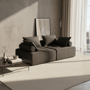 वैक्यूम संपीड़ित मॉड्यूलर सोफे सेट. 50% महासागर माल बचाया गया. l/u आकार मुक्त संयोजन सोफे कपड़े विला 3 सीटर सोफा बिस्तर - Product Image 5