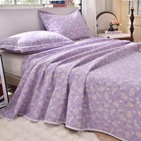 Nouvelle collection : Ensemble trois pièces de matelas rafraîchissant en polyester tricoté 600TC, style princesse, avec bordure en dentelle et imprimé animaux de dessin animé