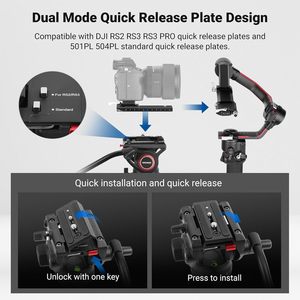 <span class=keywords><strong>Trépied</strong></span> vidéo <span class=keywords><strong>NEEWER</strong></span> 74 pouces avec tête fluide, plaque QR, <span class=keywords><strong>trépied</strong></span> professionnel en aluminium robuste pour appareils photo reflex numériques et caméscopes - Product Image 4