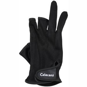 Gants de pêche sportifs pour hommes Celacanz P87, finition gaufrée, séchage rapide, polyester durable, coupe à 3 doigts - Product Image 5