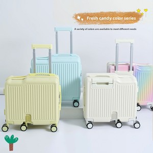 Nuevo modelo colorido equipaje de embarque de dibujos animados de 20 pulgadas pequeño estuche de viaje rodante para niños niñas maleta para niños Ride Sit - Product Image 3
