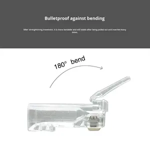 สายอีเธอร์เน็ต AOGE RJ45 Cat5e Ultra Class 5 UTP หัวคริสตัลทองแดงแท้ พร้อมอะแดปเตอร์ รองรับการเสียบใช้งานได้ 750 ครั้ง 6A สำหรับคอมพิวเตอร์ - Product Image 6