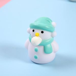 ของเล่นบีบฟองสบู่แสนสนุกสำหรับเทศกาลยอดนิยม รูปซานต้า กวางเรนเดียร์ และตุ๊กตาหิมะ บรรเทาความเครียด ผลิตจากพลาสติกและยาง - Product Image 2