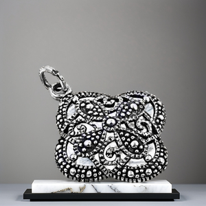 Nueva Colección de Colgantes Étnicos de Plata de Diseño Exclusivo, Colgantes y Dijes Finos Únicos - Product Image 3