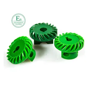 Plastica derlin acetal pom nylon abs ingranaggio cilindrico ingranaggi in plastica di alta qualità parti trituratore di carta ingranaggi