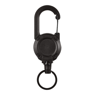 Llavero retráctil de alta resistencia – Cable de acero inoxidable, mosquetón, carrete con resorte – para llaves, tarjetas de identificación, herramientas, actividades al aire libre - Product Image 1