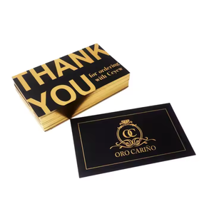 Tarjeta <span class=keywords><strong>de</strong></span> visita negra <span class=keywords><strong>de</strong></span> lujo personalizada con estampado <span class=keywords><strong>de</strong></span> lámina dorada Impresión <span class=keywords><strong>de</strong></span> tarjeta <span class=keywords><strong>de</strong></span> visita <span class=keywords><strong>de</strong></span> Marketing Corporativo en relieve - Product Image 4