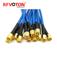 Câble coaxial SMA mâle vers SMA mâle RG402 RG405 à faible perte, câble d'extension, câble pigtail pour amplificateur de puissance GPS, module FPV