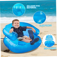 Canapé gonflable portable en PVC pour l'extérieur, siège universel pour enfants et adultes